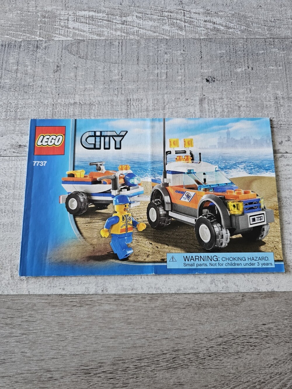 LEGO City 7737 Manual Replacement Guide Instruction Booklet ONLY